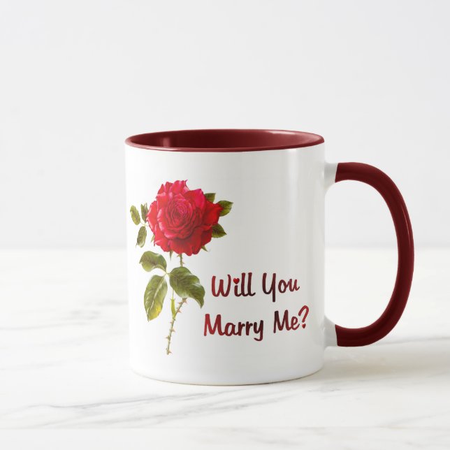 Mug Épousez-moi (Droite)