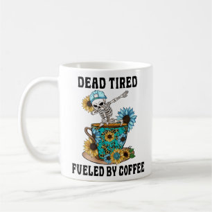 Mug épuisé dopé au café