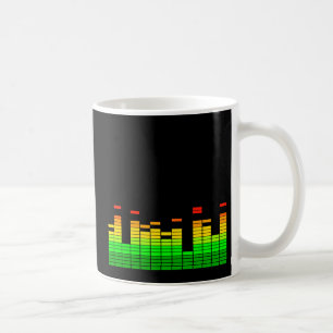 Mug Equalizer Vibes from the Beat of DJ Music Graphic