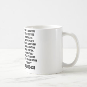 Mug Équation de scientifiques de Nikola Tesla aucune