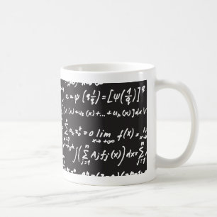 Mug Équations de maths de tableau noir