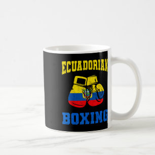 Mug Equatorien Boxing Gants Ecuador Pride Boxing Mens