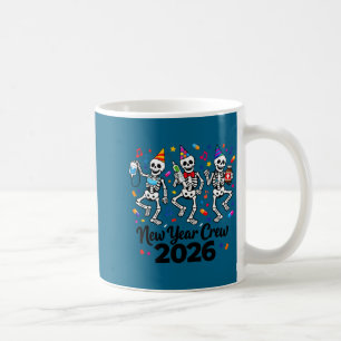 Mug Équipage de la nouvelle année squelette infirmière