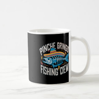 Mug Équipage de pêche Pinche Gringo Squelette de poiss
