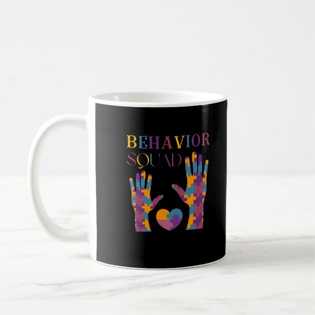 Mug Équipage du comportement Application de l'analyse  (Gauche)