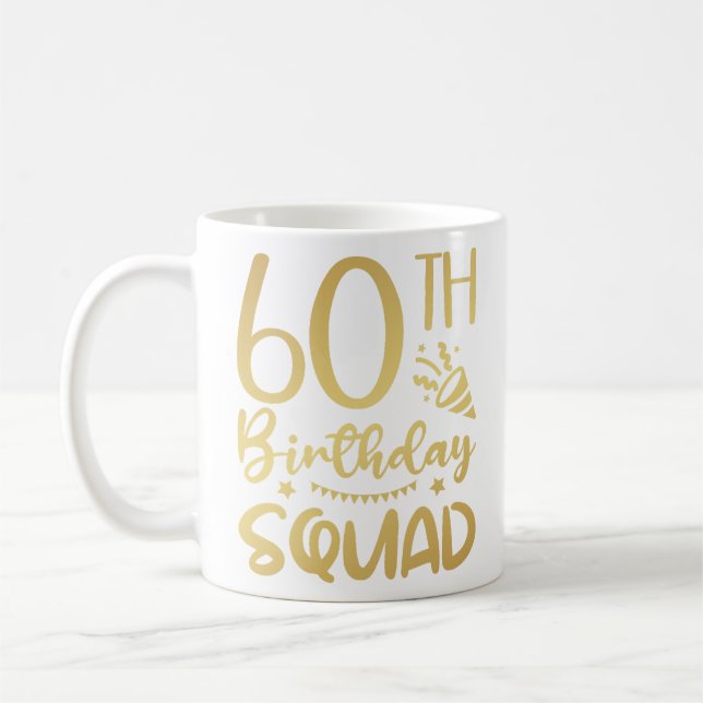 Mug Équipe 60e anniversaire de l'équipe 60 (Gauche)