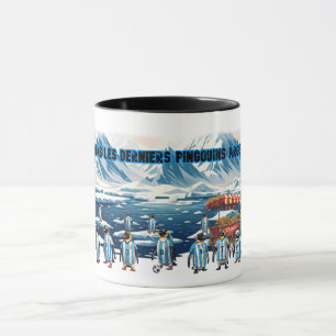 Mug Équipe Amusante de Pingouins Argentins sur un