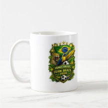 Équipe Brésil 2026 Jaguar & Ara Football Fan