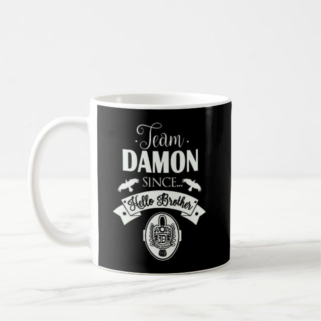Mug Équipe Damon depuis Bonjour Frère TVD Salvatore Mu (Gauche)