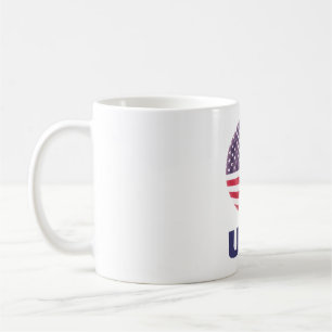 Mug Équipe de balle de football USA Cadeau pour amateu