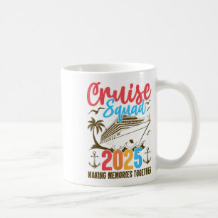 Mug Équipe de croisière 2025 Groupe de famille de vaca