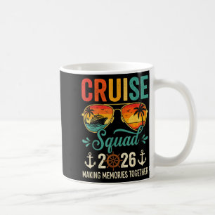 Mug Équipe de croisière 2026 vacances d'été famille as