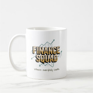 Mug Équipe de finance drôle Personnalisée