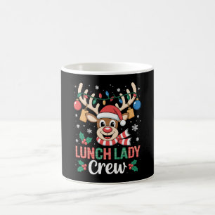 Mug Équipe de la dame du déjeuner Noël Renne Noël Lumi
