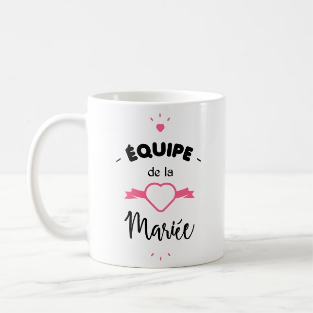 Mug Equipe de la mariée (Gauche)