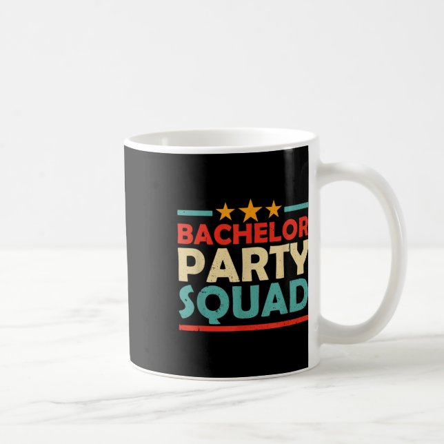 Mug Équipe de l'enterrement de vie de garçon de l'équi (Droite)