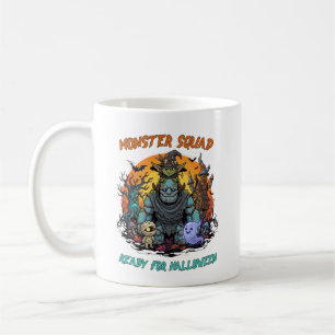 Mug Équipe de monstres Personnages effrayants de Hallo