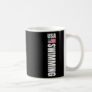 Mug Équipe de natation Usa Swimming drapeau américain