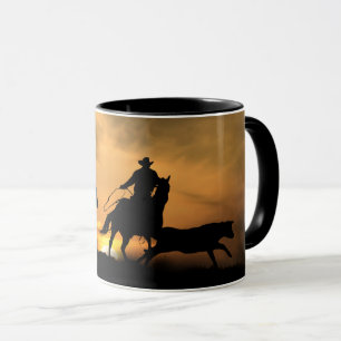 Mug Équipe de Roping Cowboy Pays