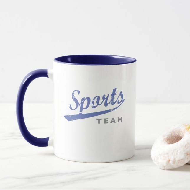 Mug Équipe de sport générique (Avec donut)