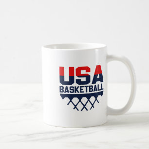 Mug Équipe de sports de basket-ball Usa 