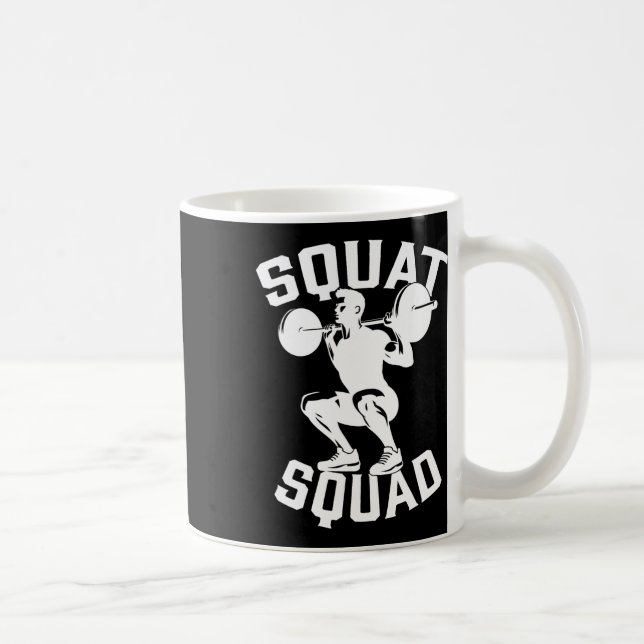 Mug Équipe de squat entraînement Partenaire Entraîneur (Droite)