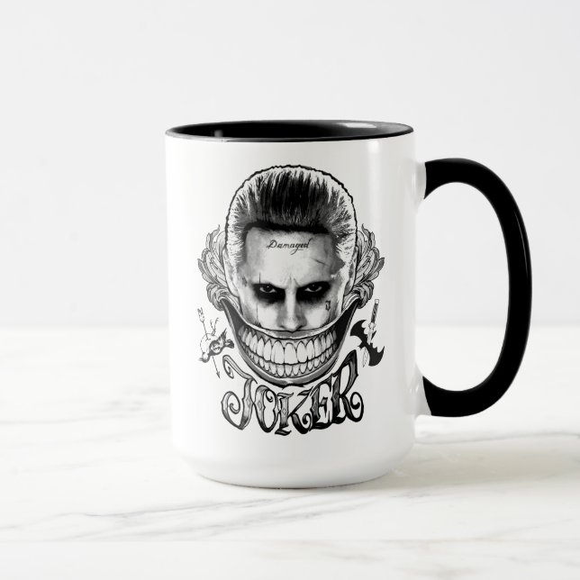 Mug Équipe de suicide | Joker Smile (Droite)