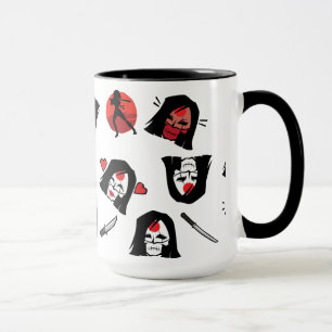 Mug Équipe de suicide   Katana Emoji Motif