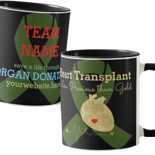 Mug Équipe de transplantation cardiaque Café personnal (Créateur téléchargé)