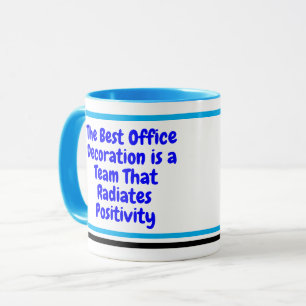 Mug Équipe de Travail Positive  (Cadeau de Collègue) M