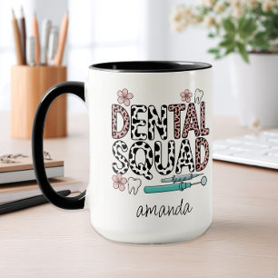 Mug Équipe Dentaire Nom Personnalisé