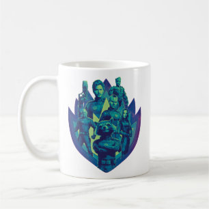 Mug Équipe des Gardiens de la Galaxie en graphique d'e
