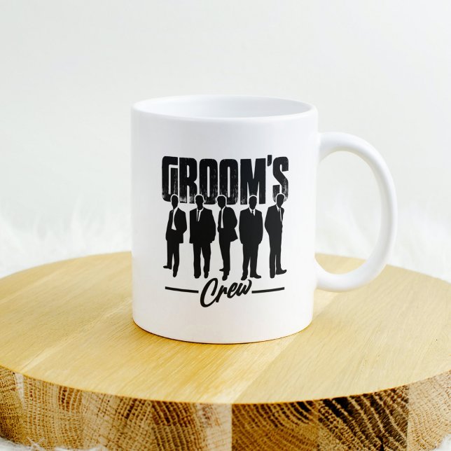 Mug Équipe des Groomsmen de Groom Bachelor Party (Créateur téléchargé)