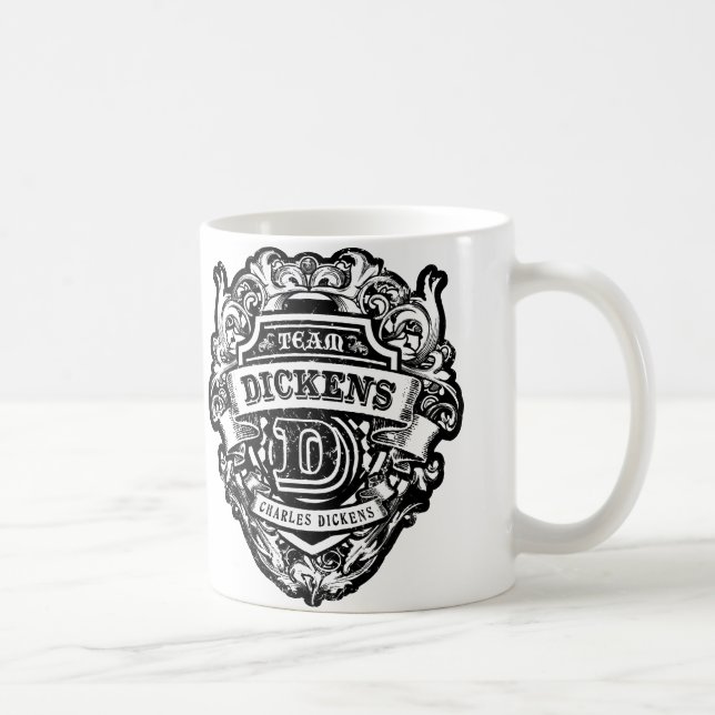 Mug "Équipe Dickens" Charles Dickens (Droite)