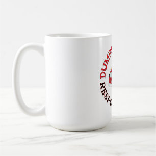 Mug Équipe d'intervention en décharge enflammée