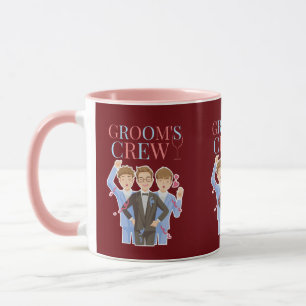Mug Équipe du marié Garçons d'honneur Enterrement de v