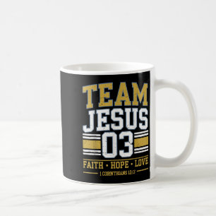 Mug Équipe Jésus 03 Foi chrétienne Hommes Adolescente