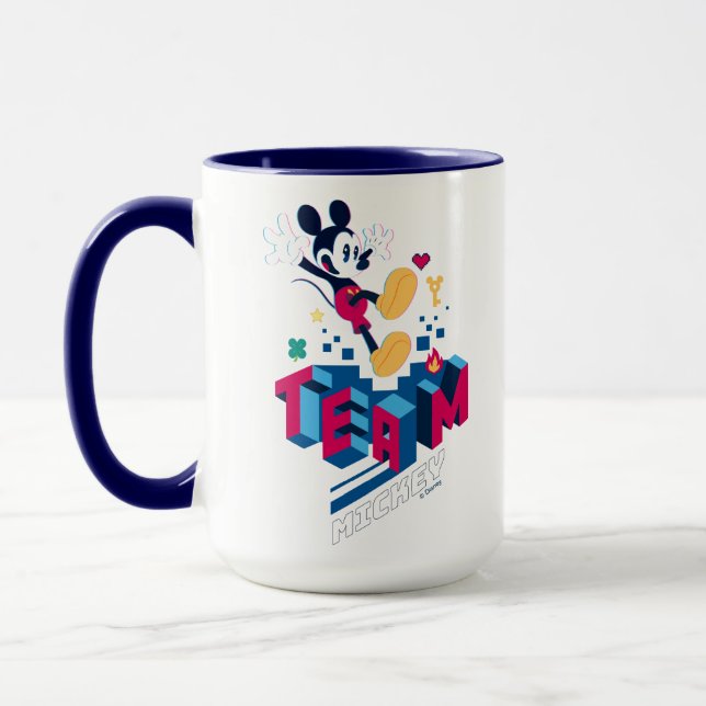 Mug Équipe Mickey Monde Numérique (Gauche)