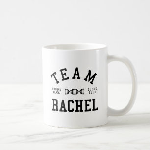 Mug Équipe noire orpheline Rachel