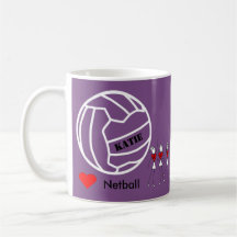 Équipe personnalisée de net-ball d'amour et