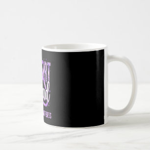 Mug Équipe ruban violet équipe de soutien maladie d'Al