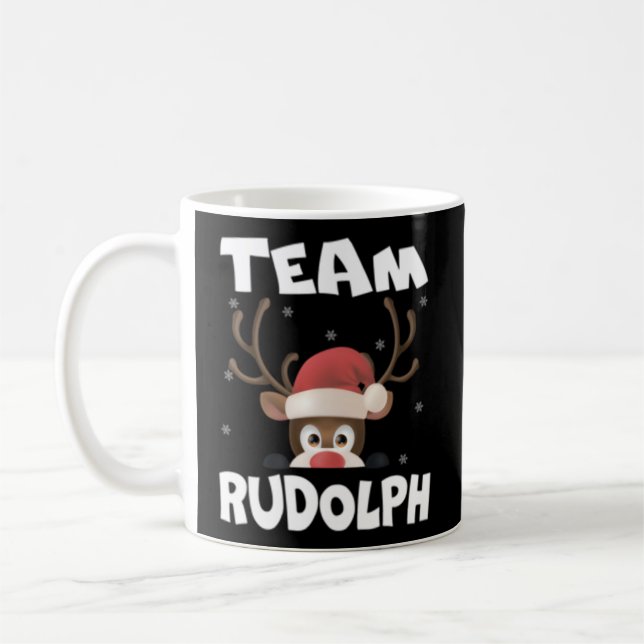 Mug Équipe Rudolph Reindeer Deer (Gauche)
