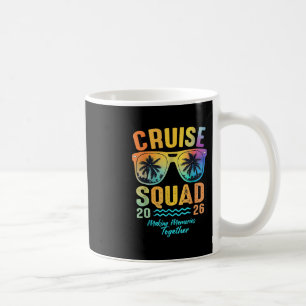 Mug Équipée de croisière 2026 Voyage de vacances en fa