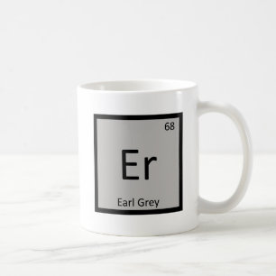 Mug Er - Chimie du thé Earl Grey Symbole du tableau pé