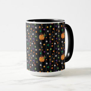 Mug Eric Carle   Halloween Polka Motif