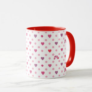 Mug Eric Carle Valentine Heart Polka Dot Motif