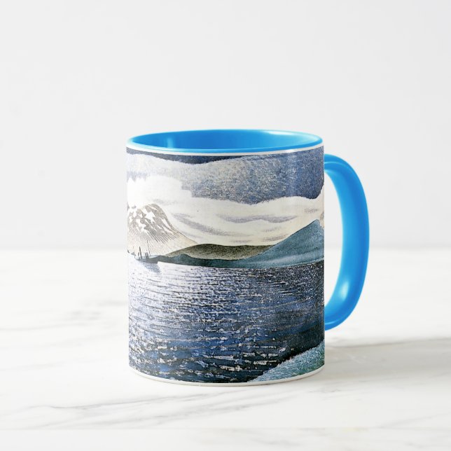 Mug Eric Ravilious - Norvège, réalisme magique, (Devant droit)