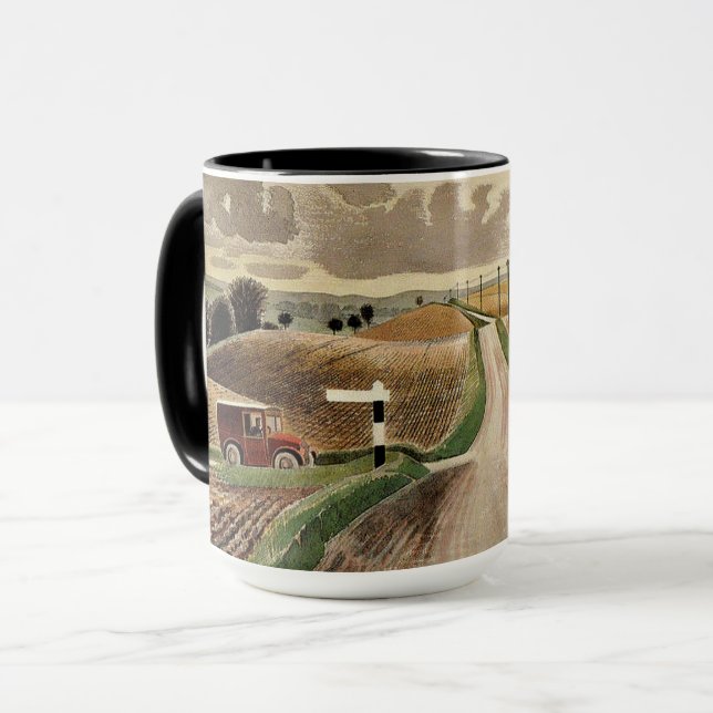 Mug Eric Ravilit, Wiltshire Paysage (Devant gauche)