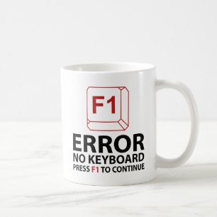 Mug Erreur Aucun Clavier Appuyer Sur F1 Pour Continuer