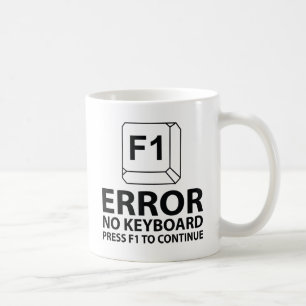 Mug Erreur Aucun Clavier Appuyer Sur F1 Pour Continuer